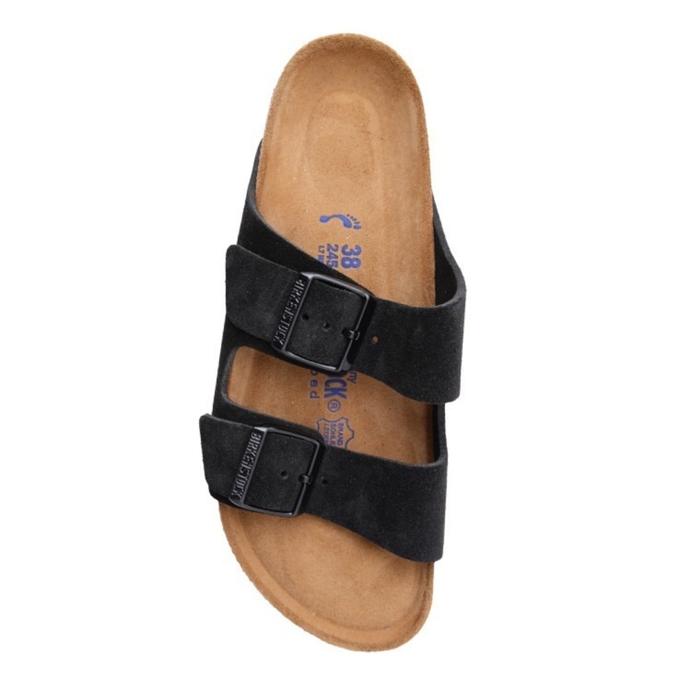 Black Arizona Suede Birkenstock